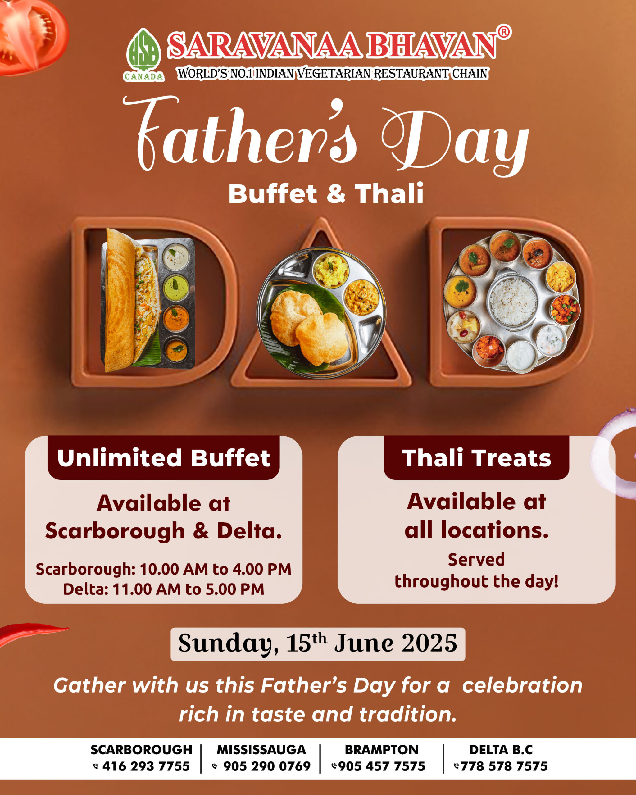 Father's day Buffet & Thali SM-01
