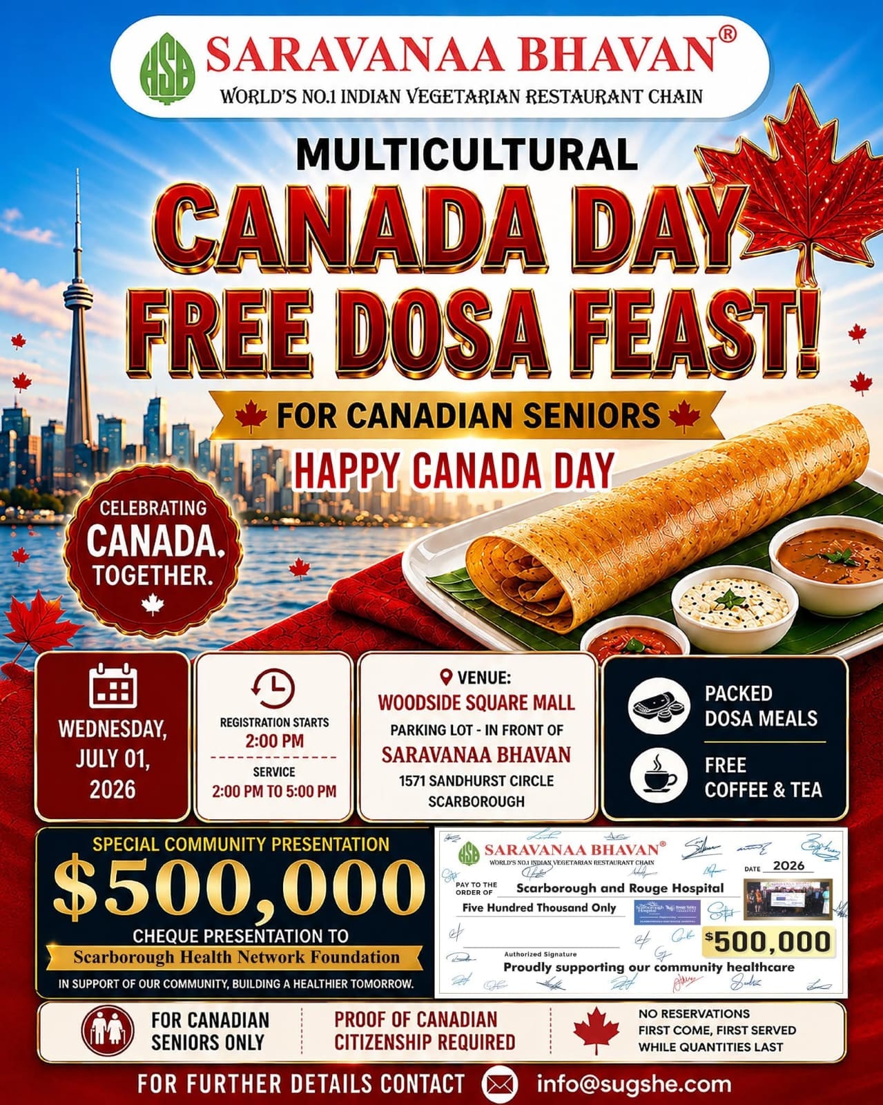 HSB canada Dosa Feast